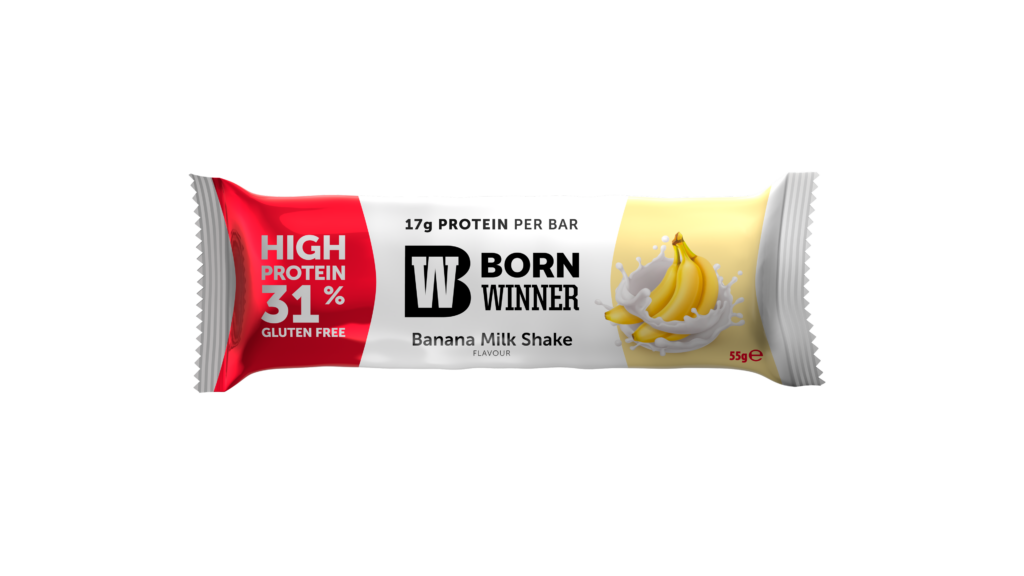 BW Boost Protein Bar Banana Milk Shake Flavour with Sweetener 55g