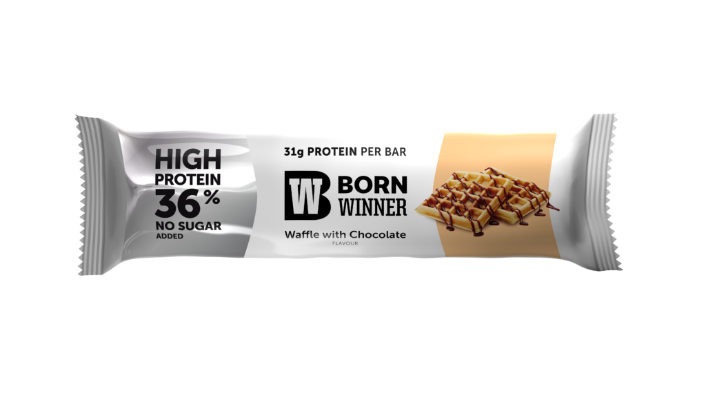 BW Mega Pro Protein Bar Waffle with Chocolate Flavour with Sweetener 85g