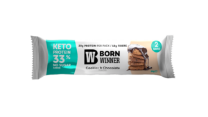 BW KETO Protein Bar Cookies n Chocolate Flavour with Sweetener 2x30g