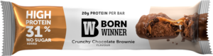 BW DELUXE Protein Bar Crunchy Chocolate Brownie Flavour with Sweetener 64g