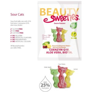 BeautySweeties Sour Cats 125g