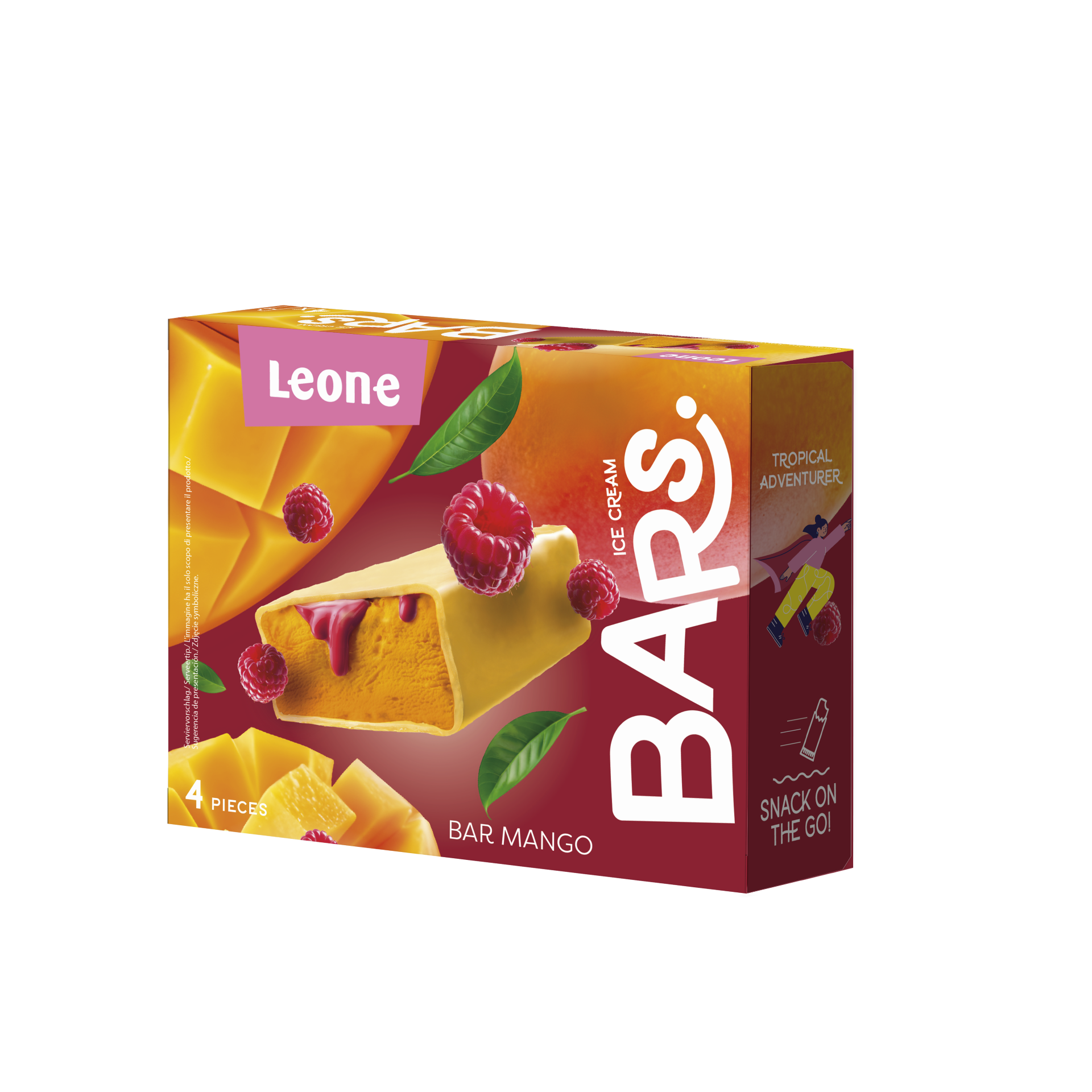 LEONE Mango Sorbet Protein Bar 44g (4 Pcs)