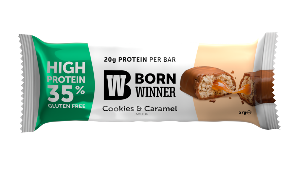 BW CORE Bar Cookies n Caramel Flavour with Sweeteners 57g
