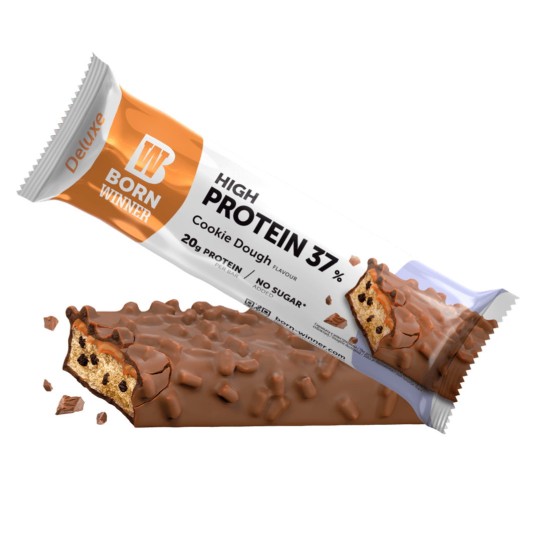 BW DELUXE Protein Bar Cookie Dough Flavour with Sweetener 55g