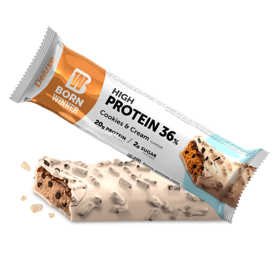 BW DELUXE Protein Bar Cookies n Cream flavour with Sweetener 55g