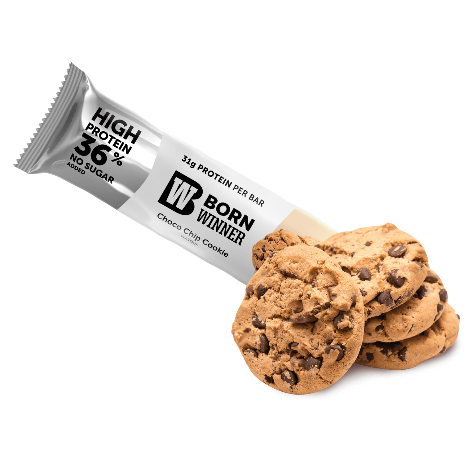 BW Mega Pro Protein Bar Choco Chip Cookie Flavour with Sweetener 85g