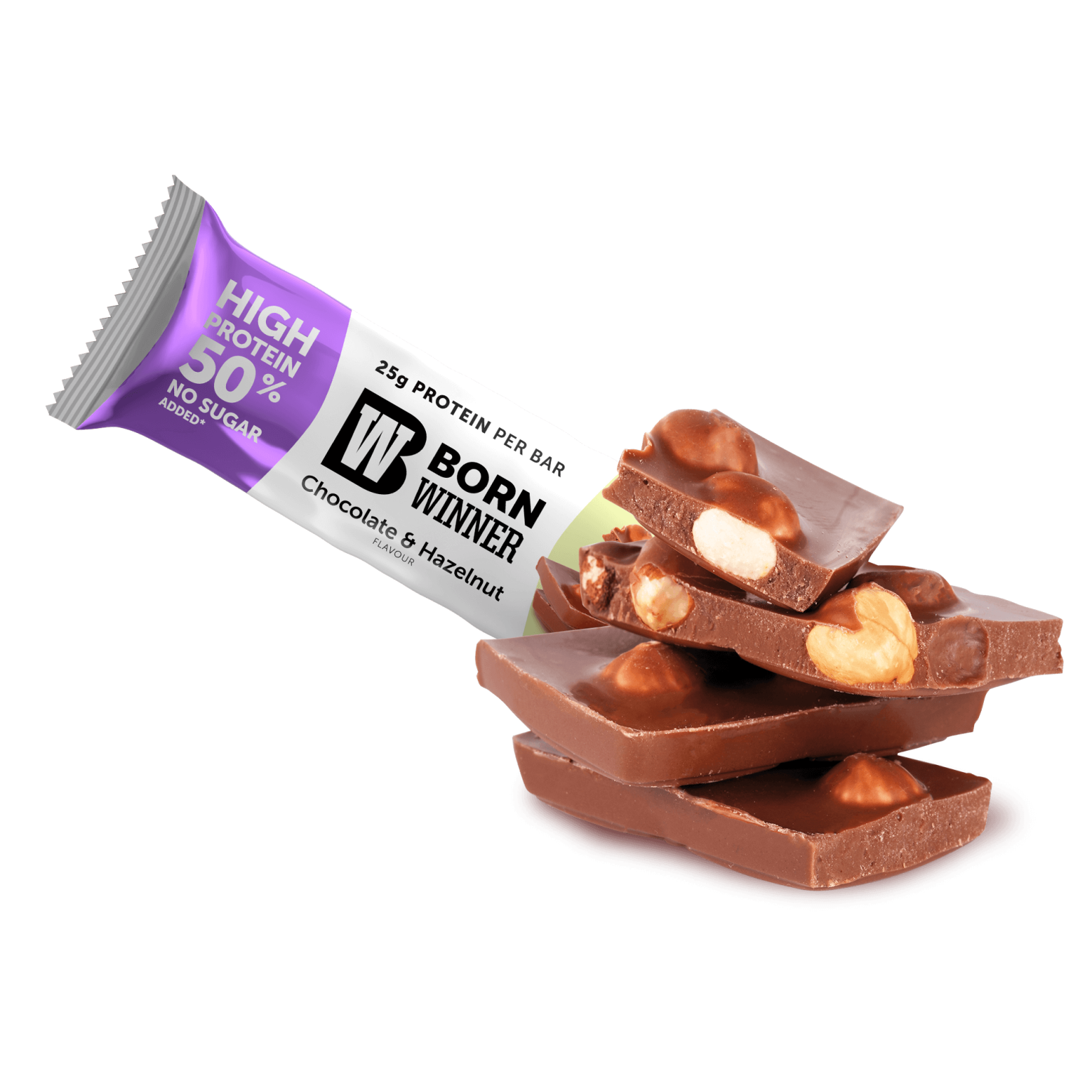 BW Slim Protein Bar Chocolate Hazelnut Flavour with Sweetener 50g