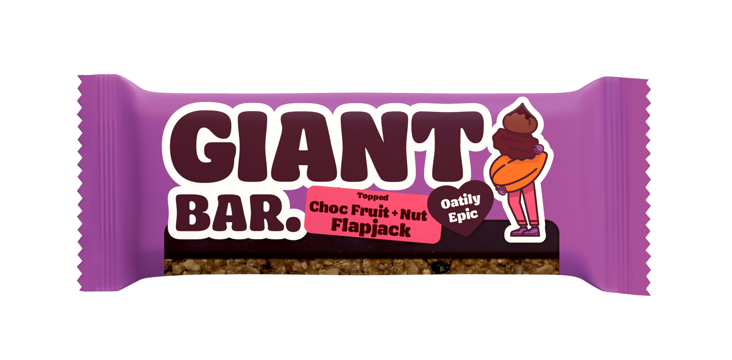 Choc, Fruit & Nut Flapjack 100g