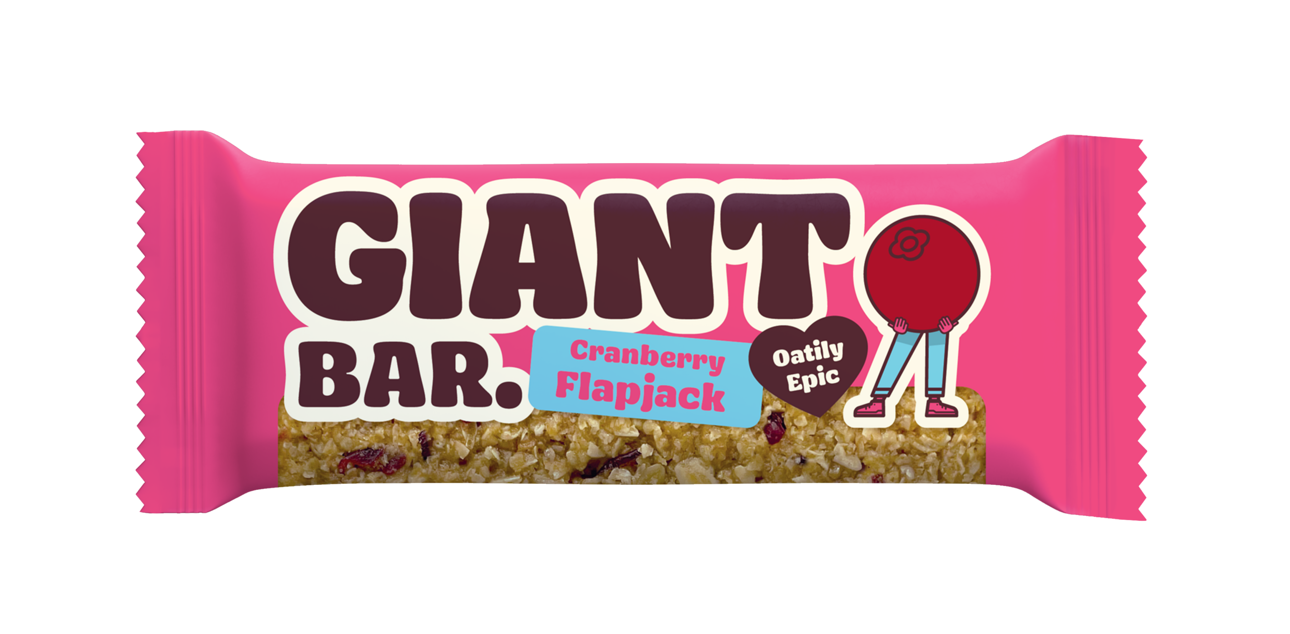Cranberry Vegan Flapjack 90g