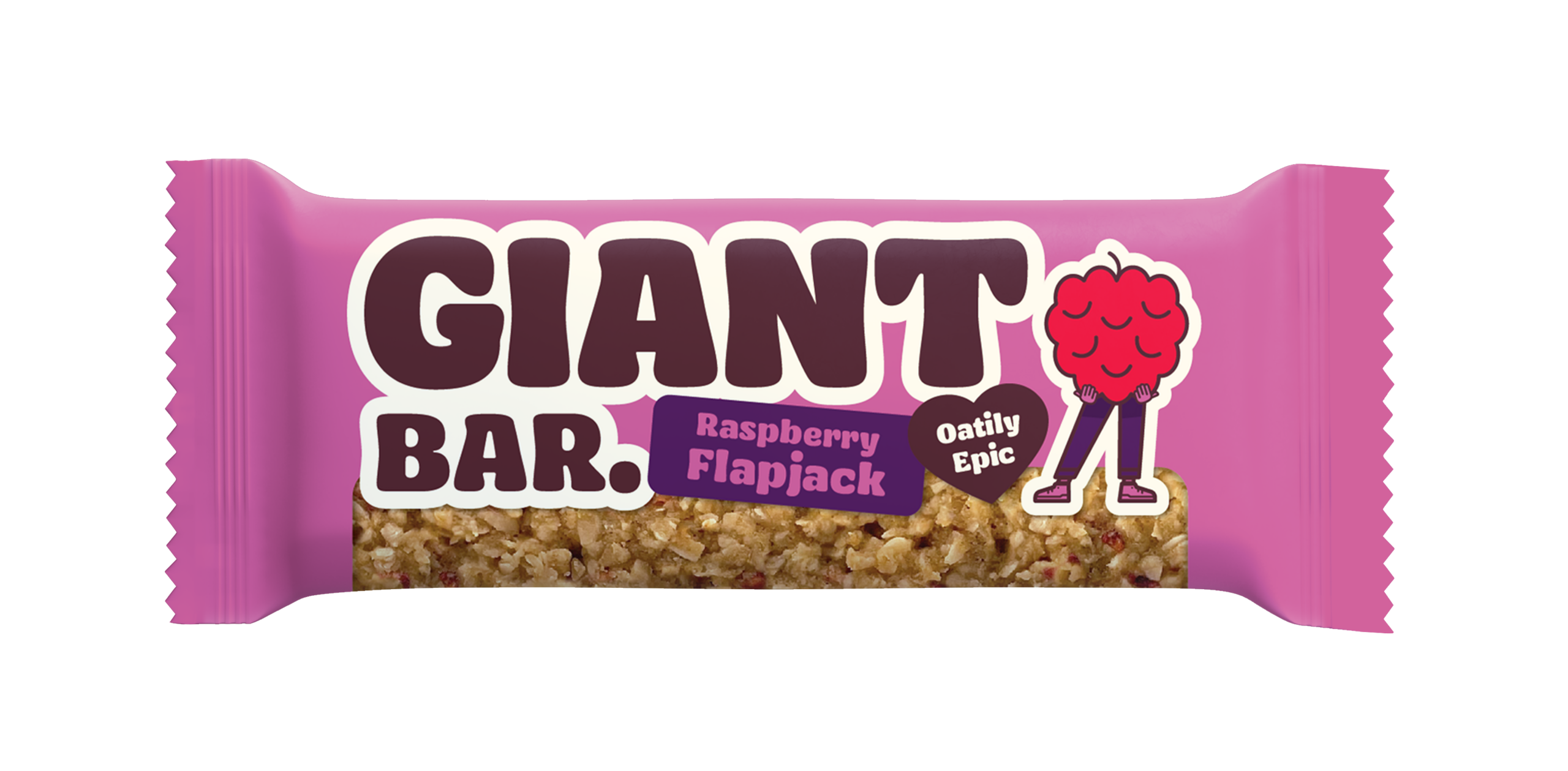 Raspberry Vegan Flapjack 90g