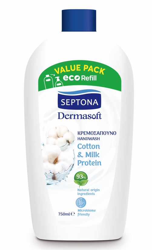 SEPTONA Dermasoft Handwash Cotton & Milk Protein 750ml