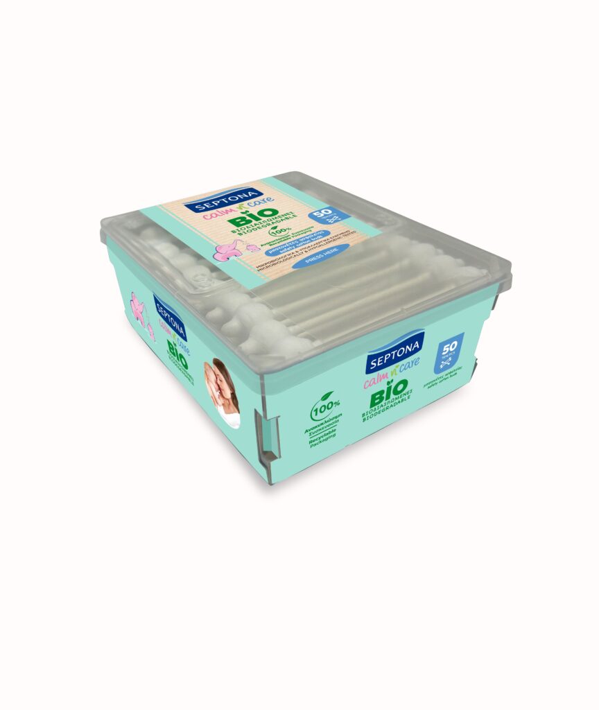 SEPTONA Cotton Buds BIODEGRADABLE BABY 50pcs