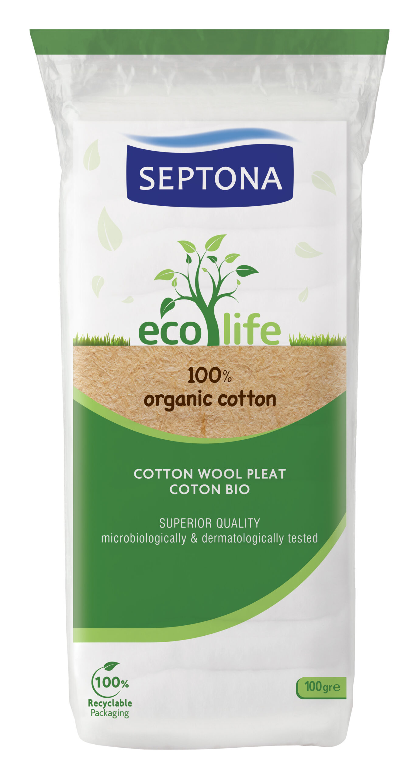 SEPTONA ECO LIFE Cotton Wool 100gr