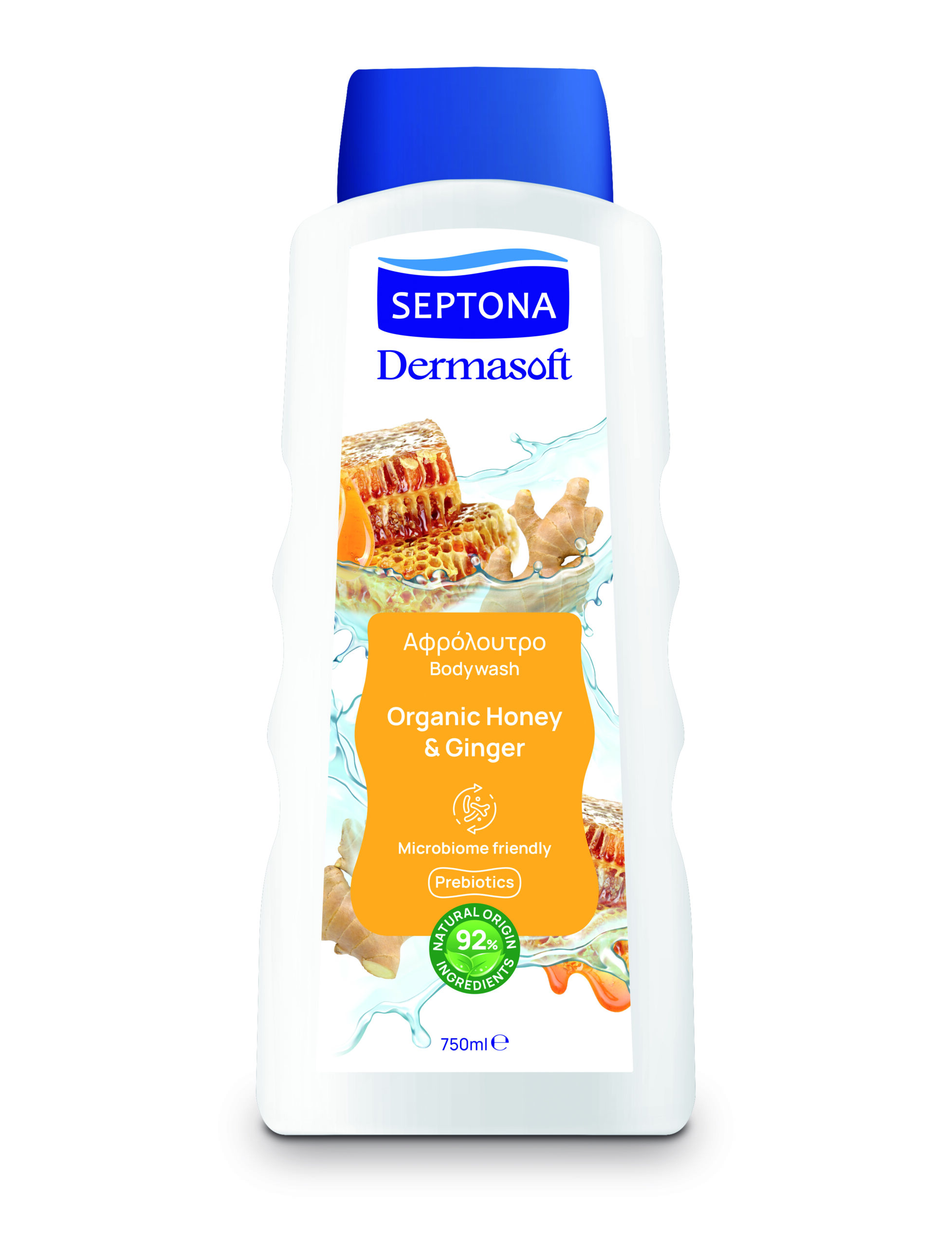 SEPTONA Dermasoft Shower Gel Honey & Ginger 750ml