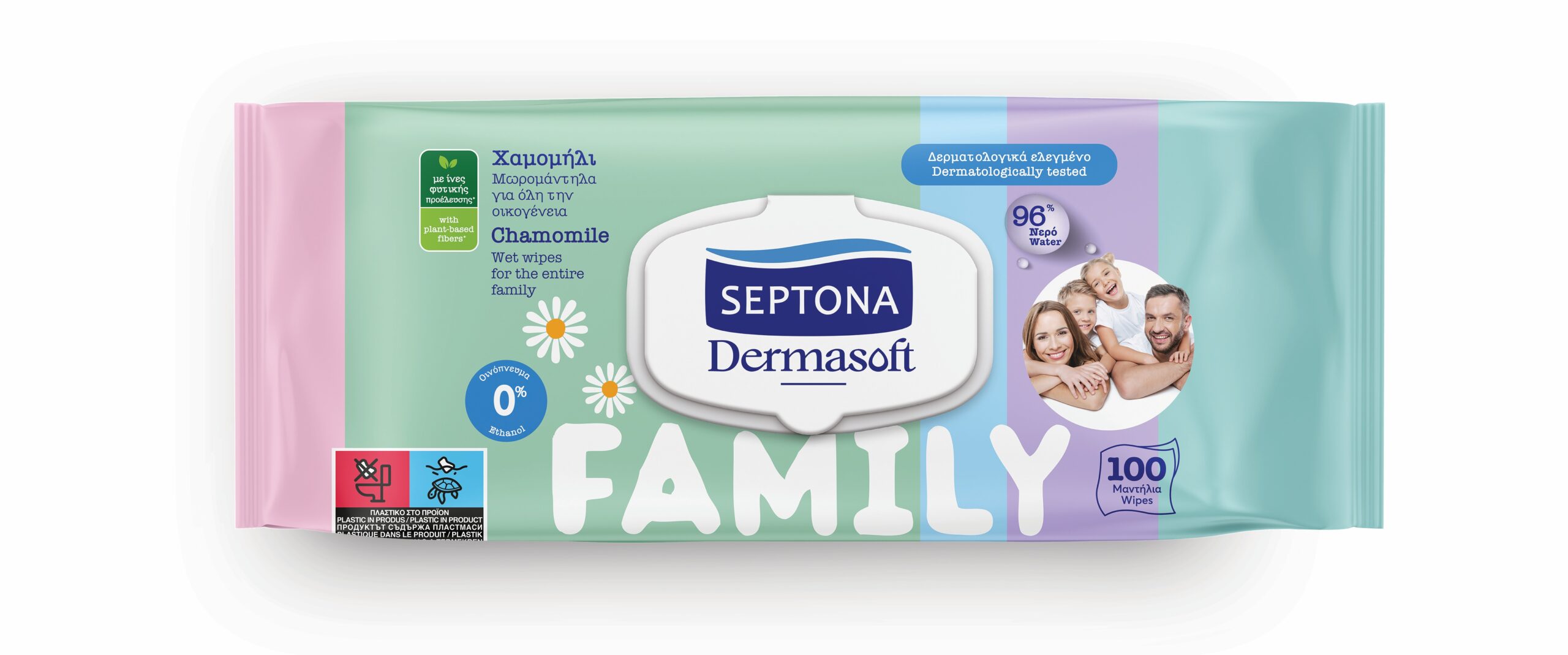 SEPTONA Wet Wipes Family 100pcs