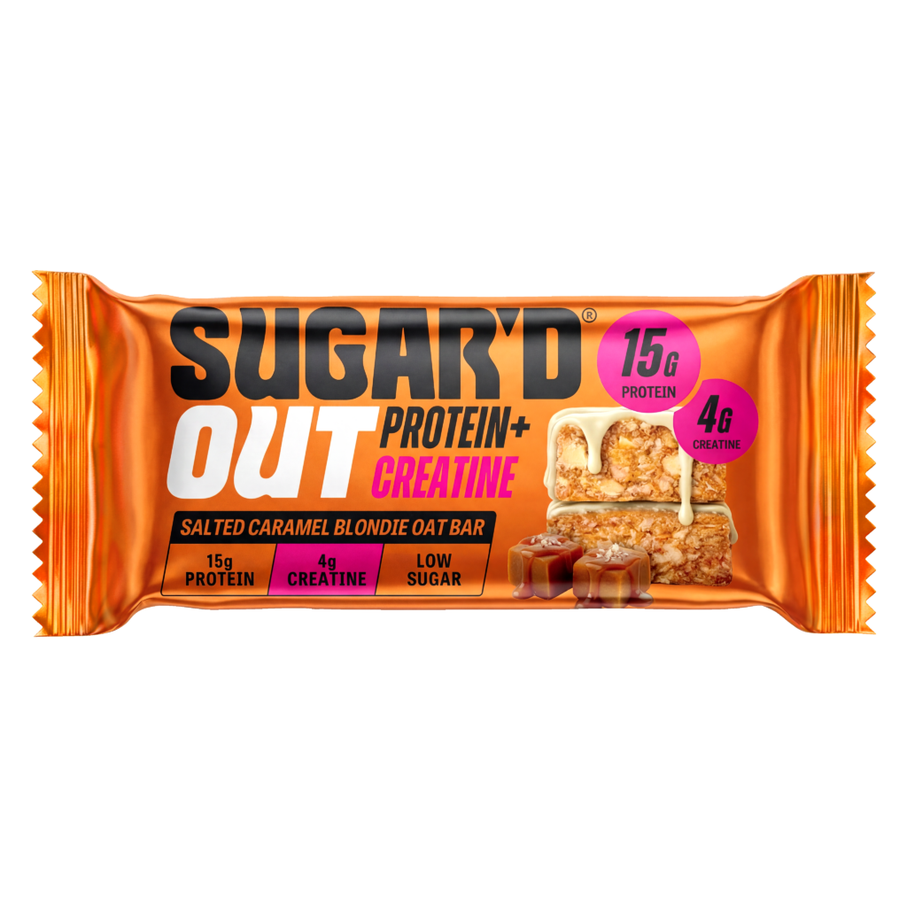 Sugar’d Out Salted Caramel Blondie Protein + Creatine Oat Bar 68g