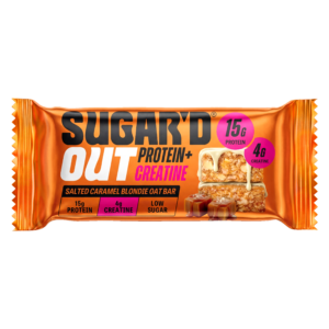Sugar’d Out Salted Caramel Blondie Protein + Creatine Oat Bar 68g