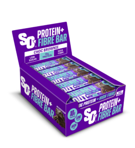Sugar’d Out Choc Brownie Protein + Fibre Oat Bar 62g