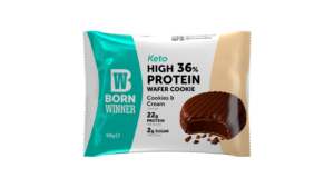 BW Wafer Cookie KETO Cookies n Cream Flavour with Sweetener 60g