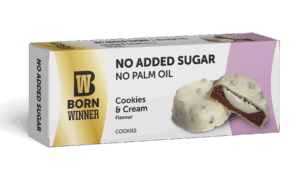 BW Cookies NO ADDED SUGAR Cookies n Cream Flavour with Sweetener 100g
