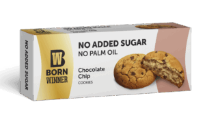 BW Cookies NO ADDED SUGAR Choco Chip Flavour with Sweetener 130g