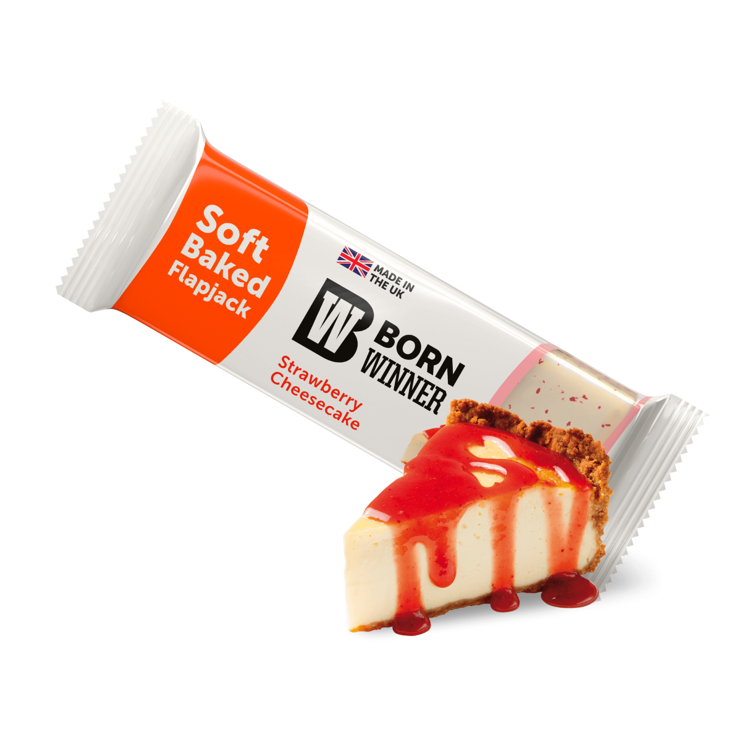 BW Flap Jack Strawberry Cheesecake Oat Bar 100g
