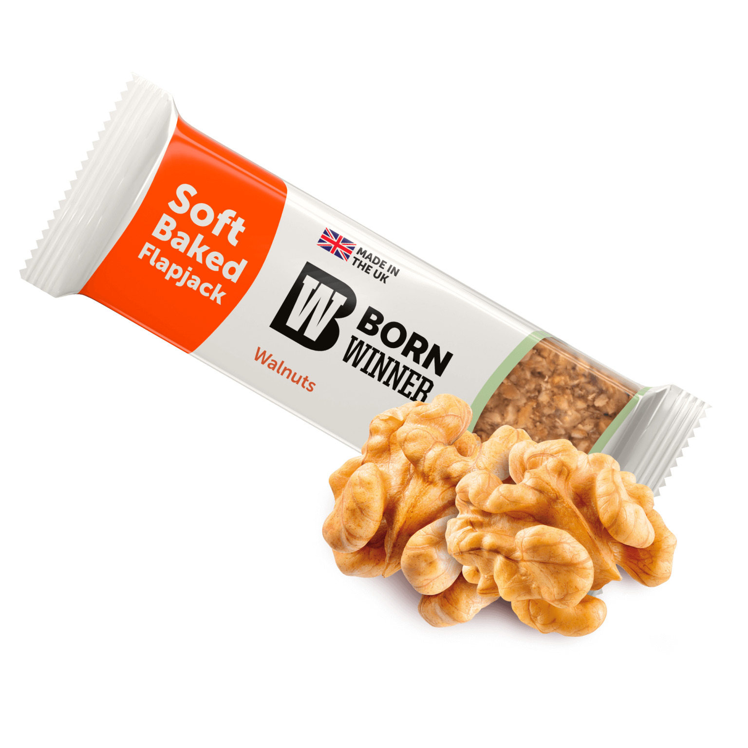 BW Flap Jack Walnuts Oat Bar 90g