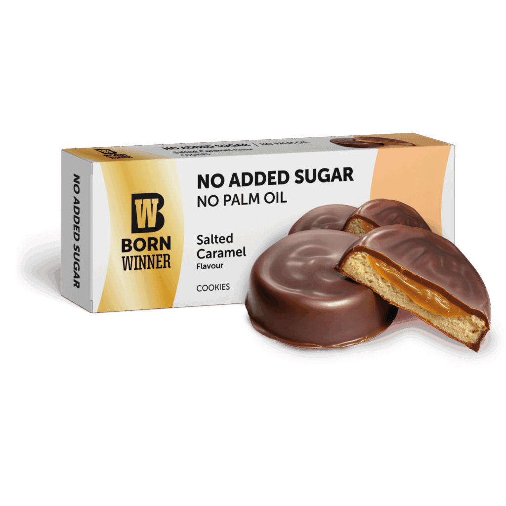 BW Cookies No Added Sugar Salted Caramel 100g