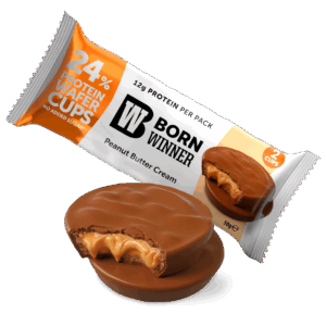 BW Protein Wafer Cups with Peanut Butter Cream Filling 50g