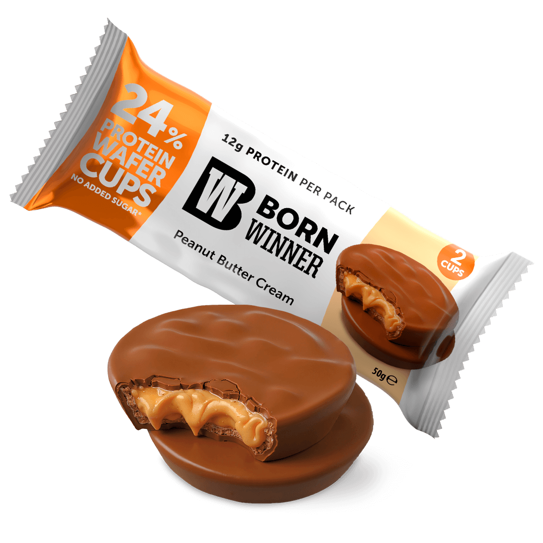 BW Protein Wafer Cups with Peanut Butter Cream Filling 50g