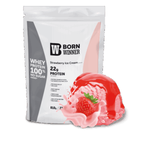 BW Whey Protein Doypack 810g Strawberry Ice Cream Flavour with Sweetener