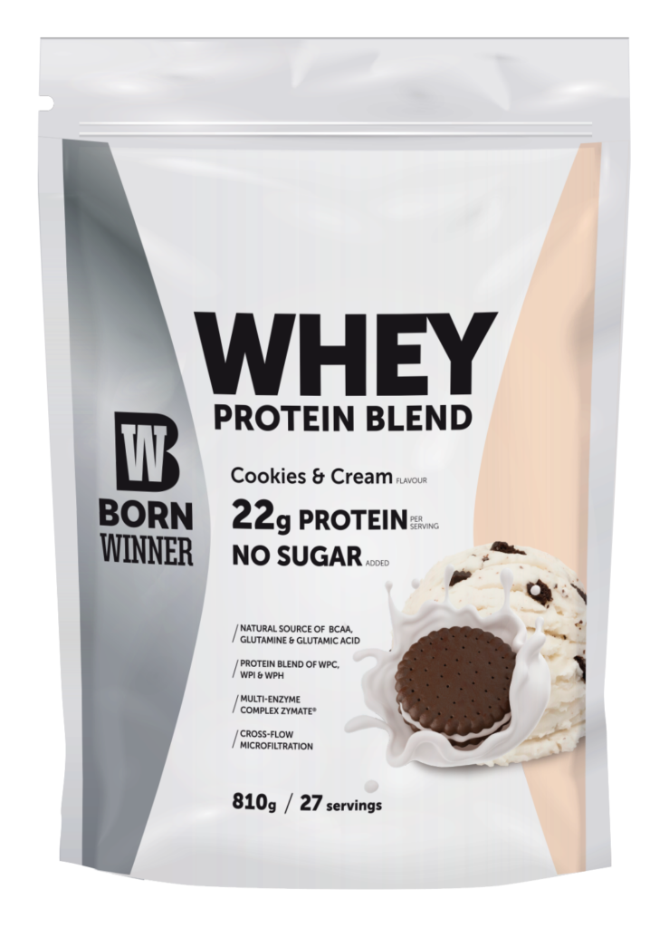 BW Whey Protein Doypack 810g Cookies n Cream Flavour with Sweetener