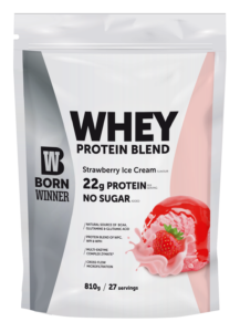 BW Whey Protein Doypack 810g Strawberry Ice Cream Flavour with Sweetener