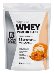 BW Whey Protein Doypack 810g Toffee Caramel Flavour with Sweetener