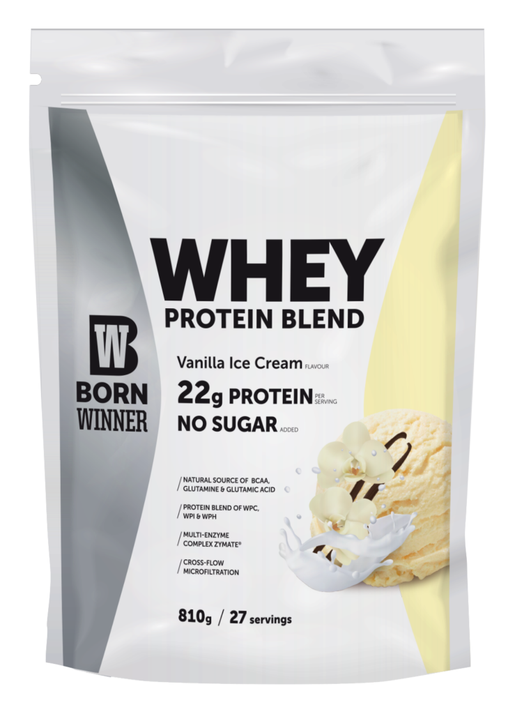 BW Whey Protein Doypack 810g Vanilla Ice cream Falvour with Sweetener